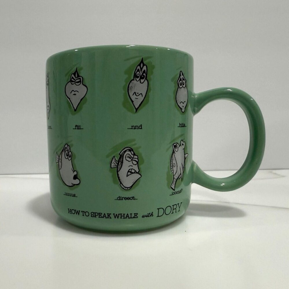 Disney Parks Finding Nemo How to Speak Whale with Dory Coffee Tea Much Cup Green